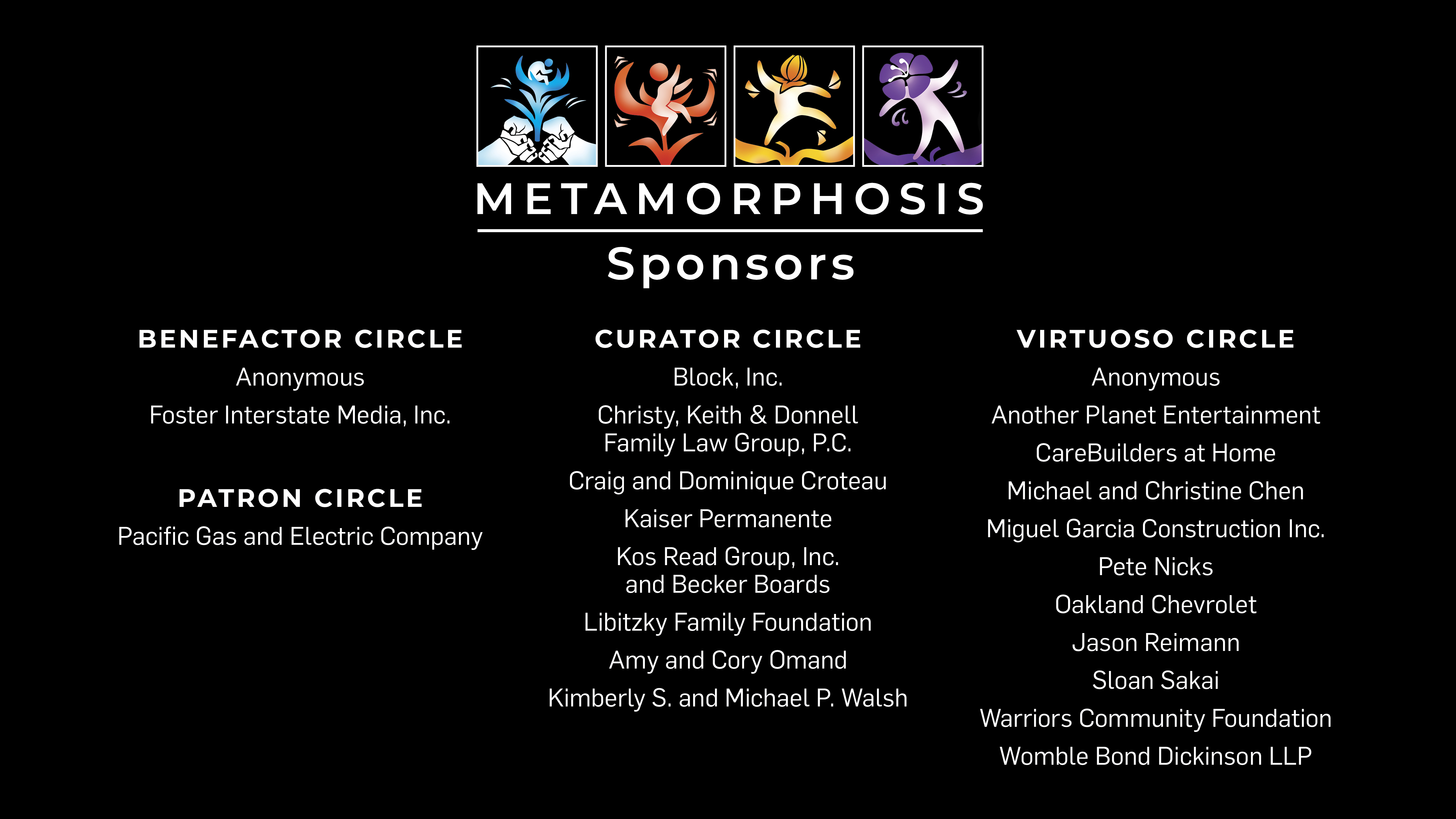 SPONSORSHIP PAGE