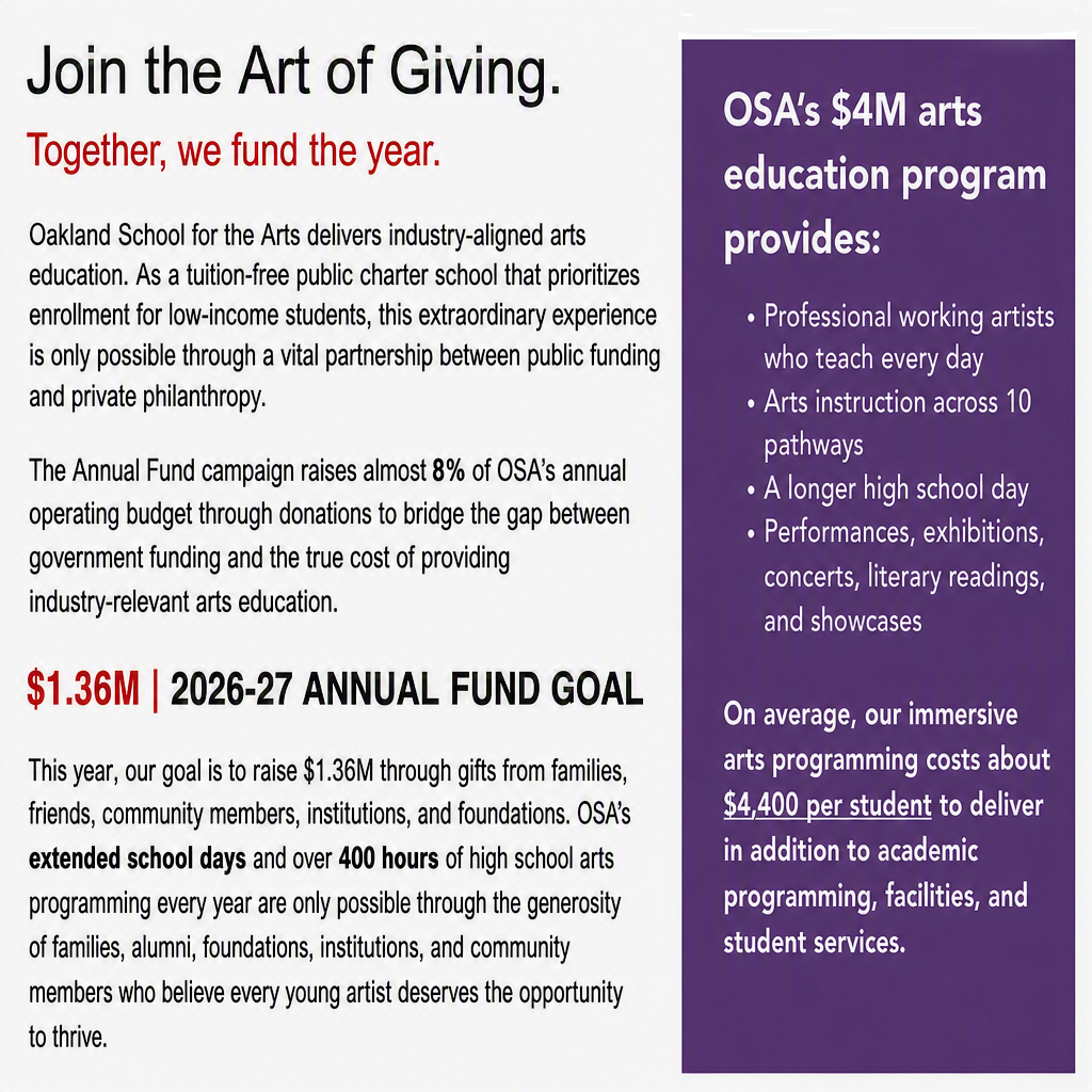 The Art of Giving for the AF campaign