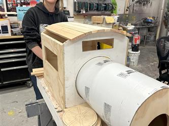 Students display their creations at the Barkitecture Show 2024