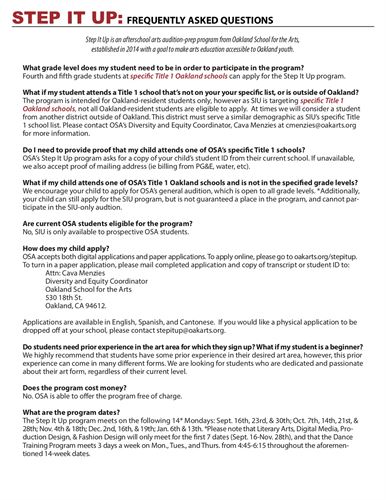 SIU FAQ - English